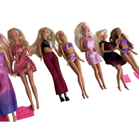 Barbies 8 Dolls & Clothes 90s-Y2K Ballet Salon Rio Palm Beach Secret COLLECTOR